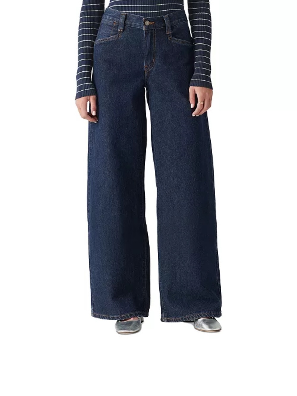 Levi's '94 Baggy Wide-Leg Jeans - Dark Blue 26 w/ 30” inseam *NWOT* y2k